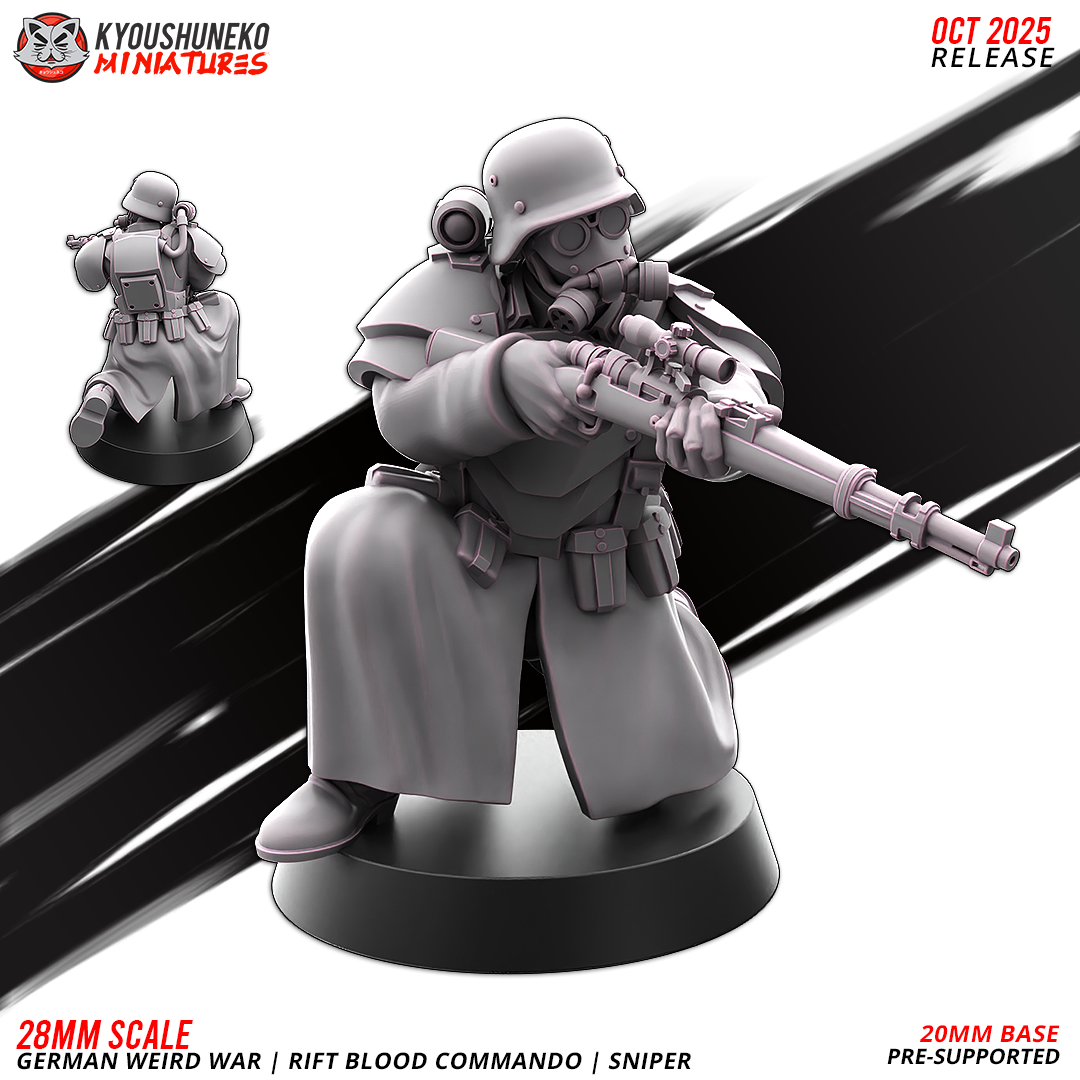 rift blood commando | officer b | german weird war, kyoushuneko miniatures (copy)