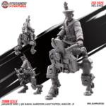 ijn naval garrison light patrol walker a | japanese weird war ww2, kyoushuneko miniatures (copy)
