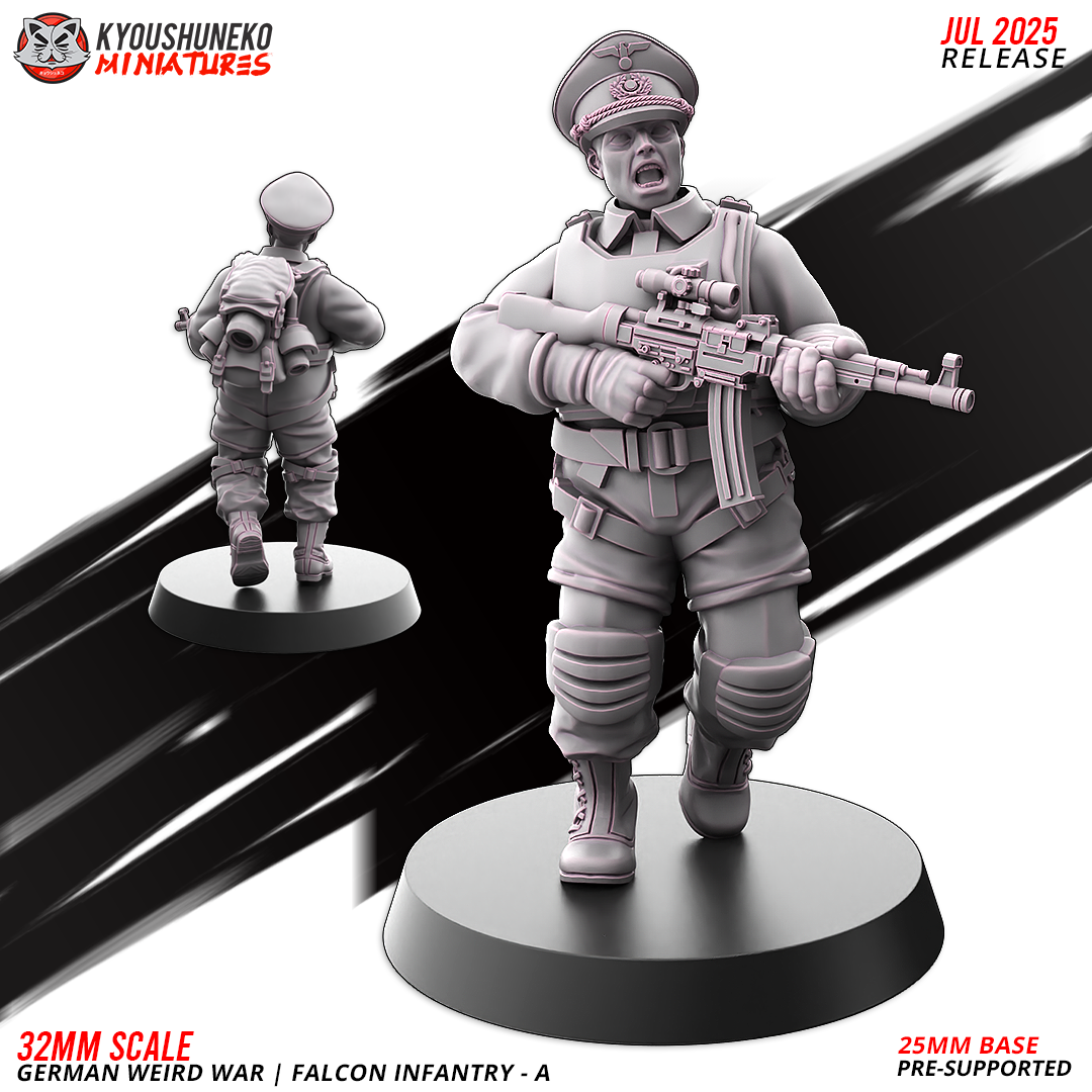 german weird war | falcon infantry b ww2, kyoushuneko miniatures (copy)