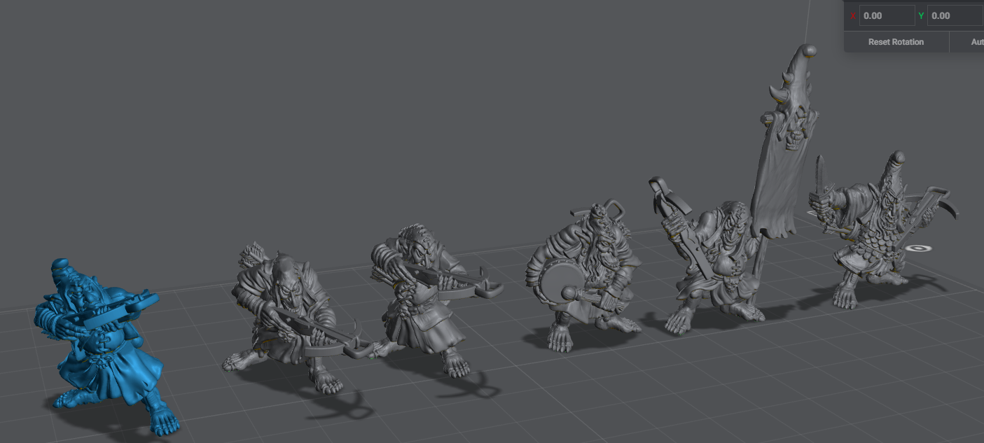eastern goblin crossbowmen, fabelzel miniatures