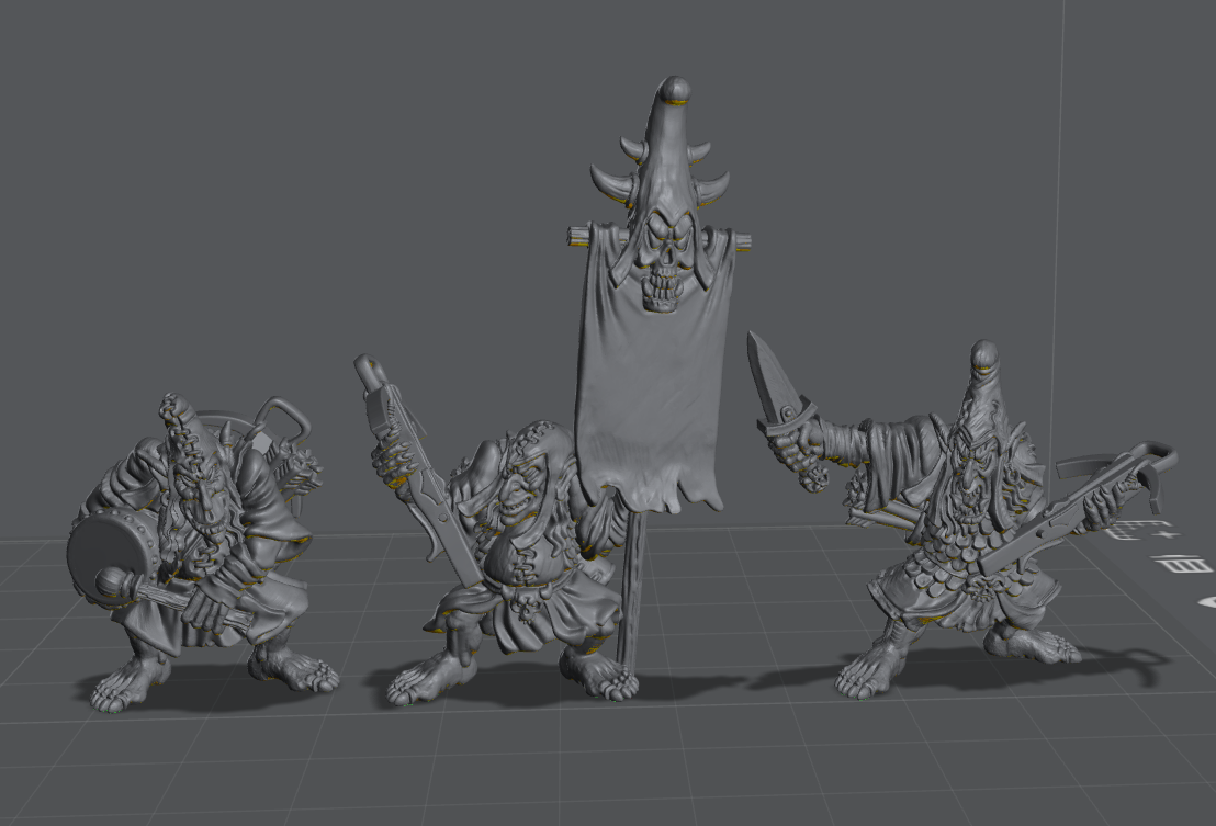 eastern goblin crossbowmen, fabelzel miniatures