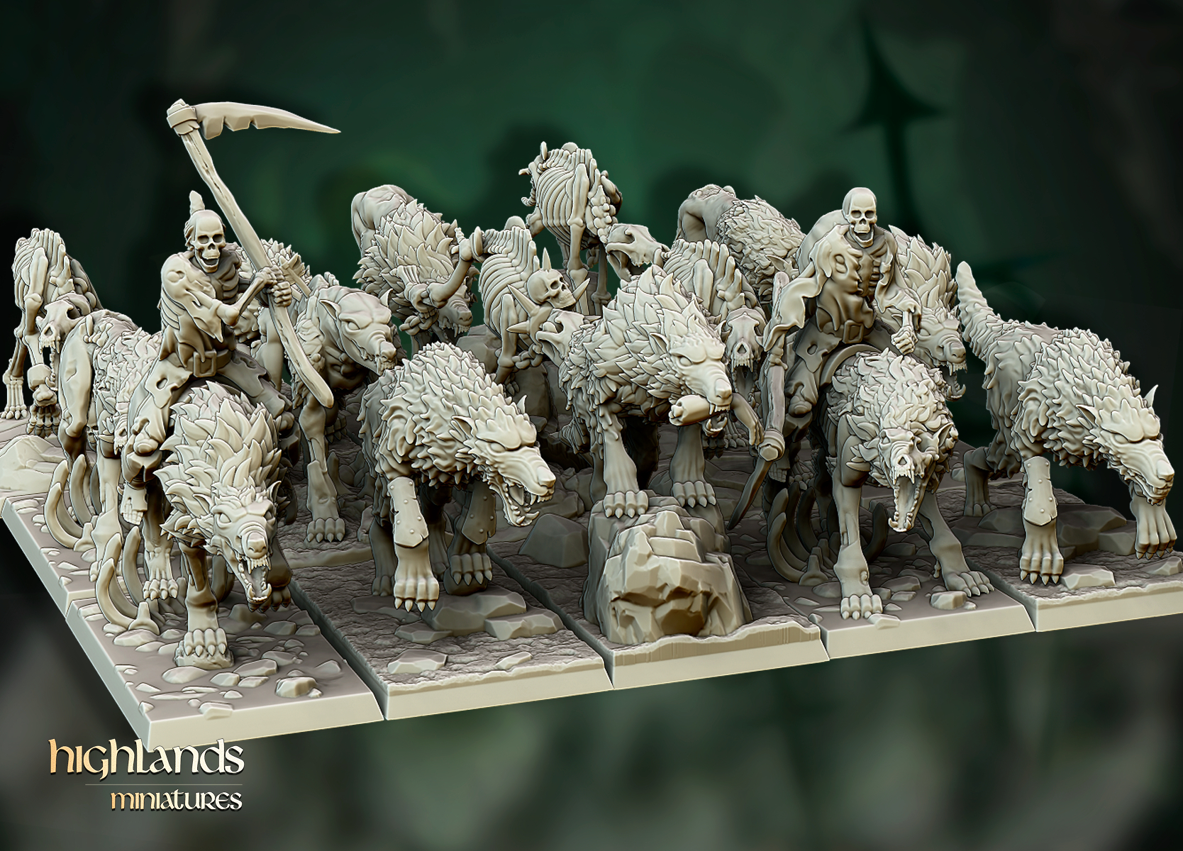 direwolves, transylvania highlands miniatures