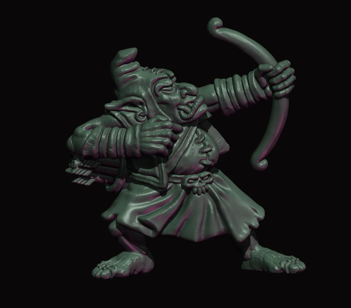 evil dwarf gunner, fabelzel miniatures (copy)