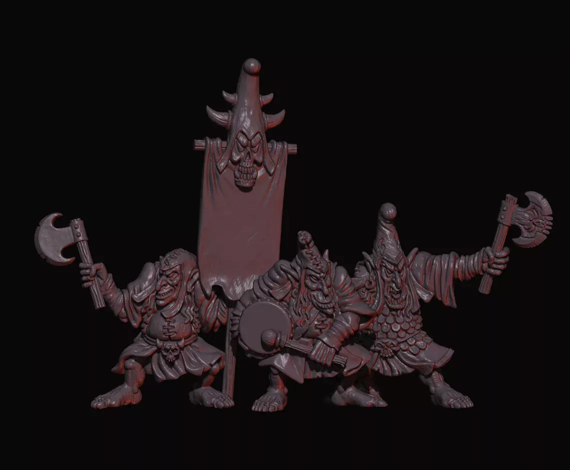 eastern goblin command , fabelzel miniatures (copy)