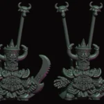 evil dwarf lord herzuul, fabelzel miniatures