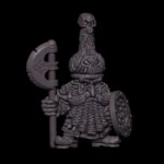 evil dwarf warrior (hand weapon and shield), fabelzel miniatures (copy)