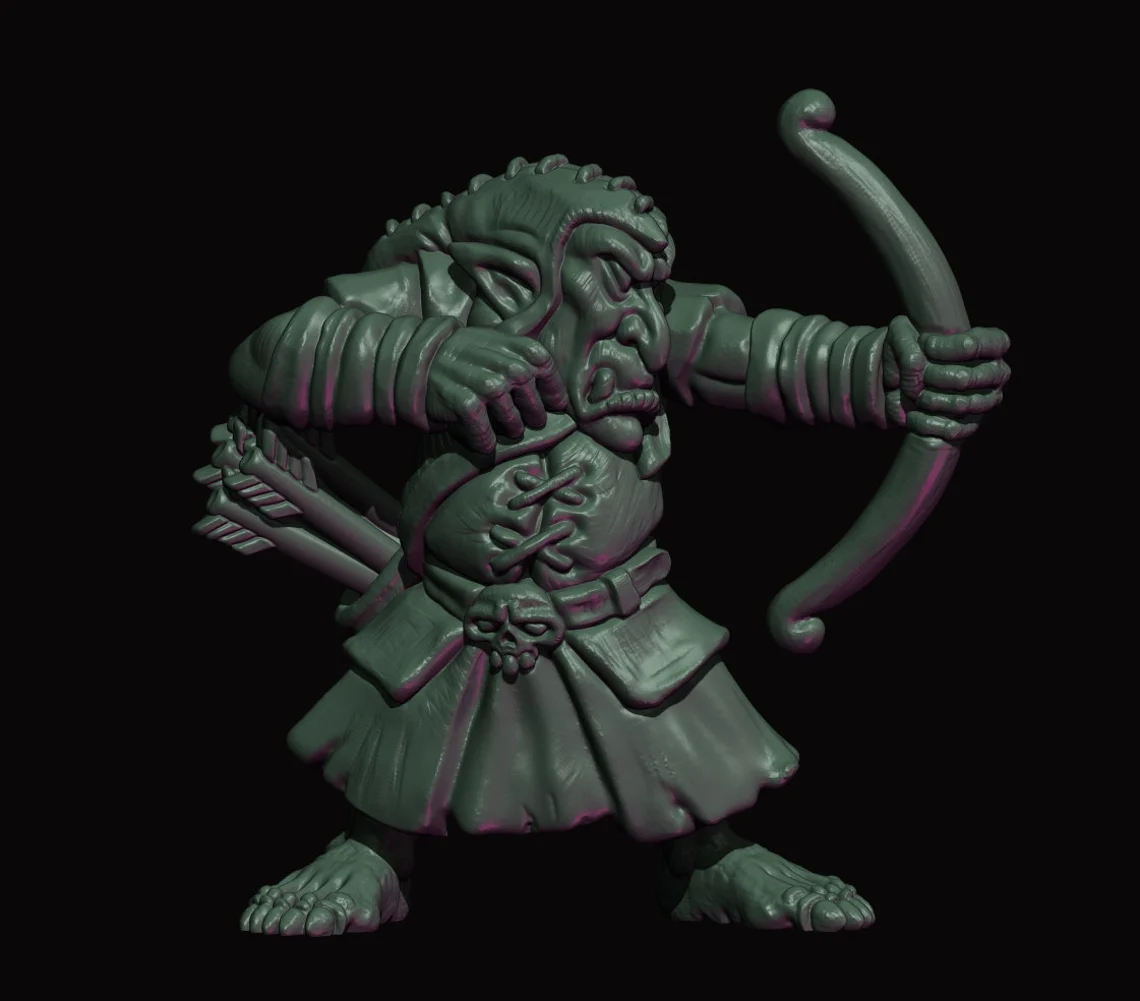 evil dwarf gunner, fabelzel miniatures (copy)