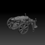 evil dwarf cannon mortar, fabelzel miniatures (copy)