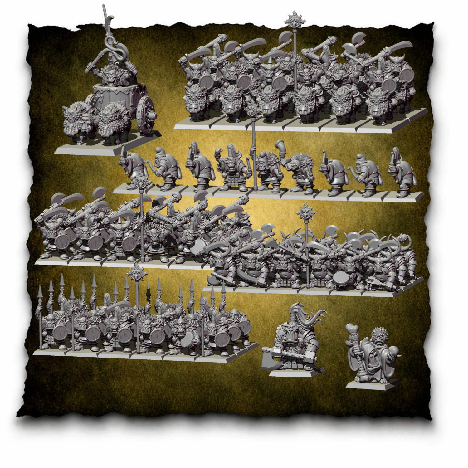 blackfang warclan starter army mom miniatures