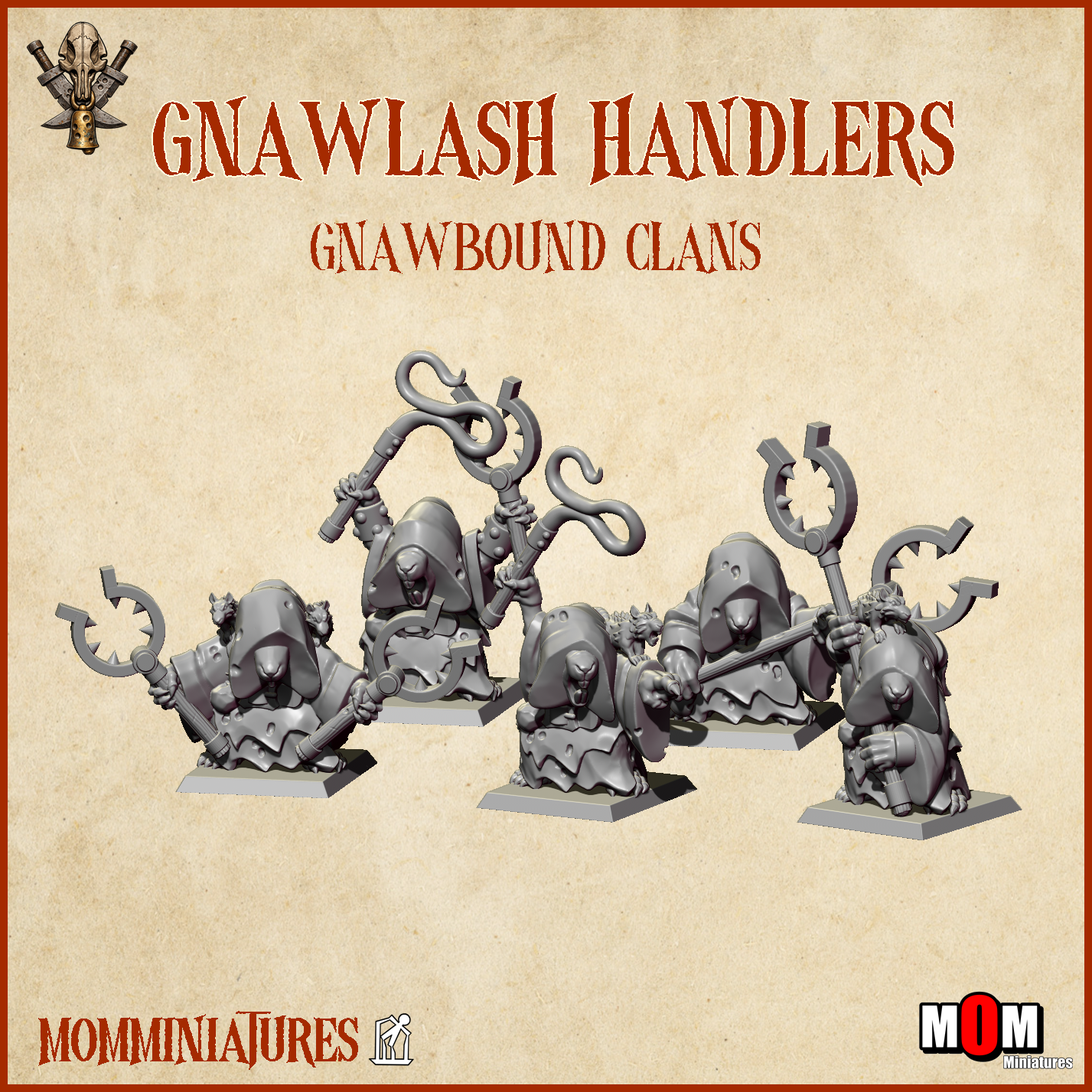 gnawtail rabble, gnawbound clans mom miniatures (copy)