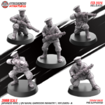 riflemen b | | ijn naval garrison infantry | japanese weird war, kyoushuneko miniatures (copy)