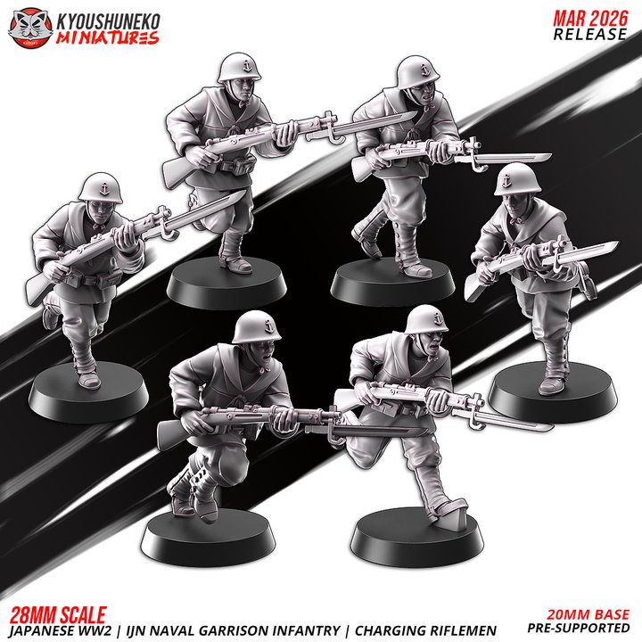 type 93 armored vehicle crew — naval garrison | japanese weird war, kyoushuneko miniatures (copy)