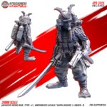 leader c | type 4 kappa amphibious assault raider — naval garrison | japanese weird war ww2, kyoushuneko miniatures (copy)