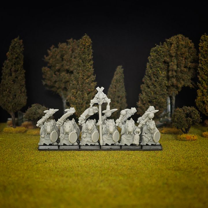 gnawtail spearguard, gnawbound clans mom miniatures (copy)