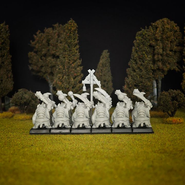 gnawtail spearguard, gnawbound clans mom miniatures (copy)