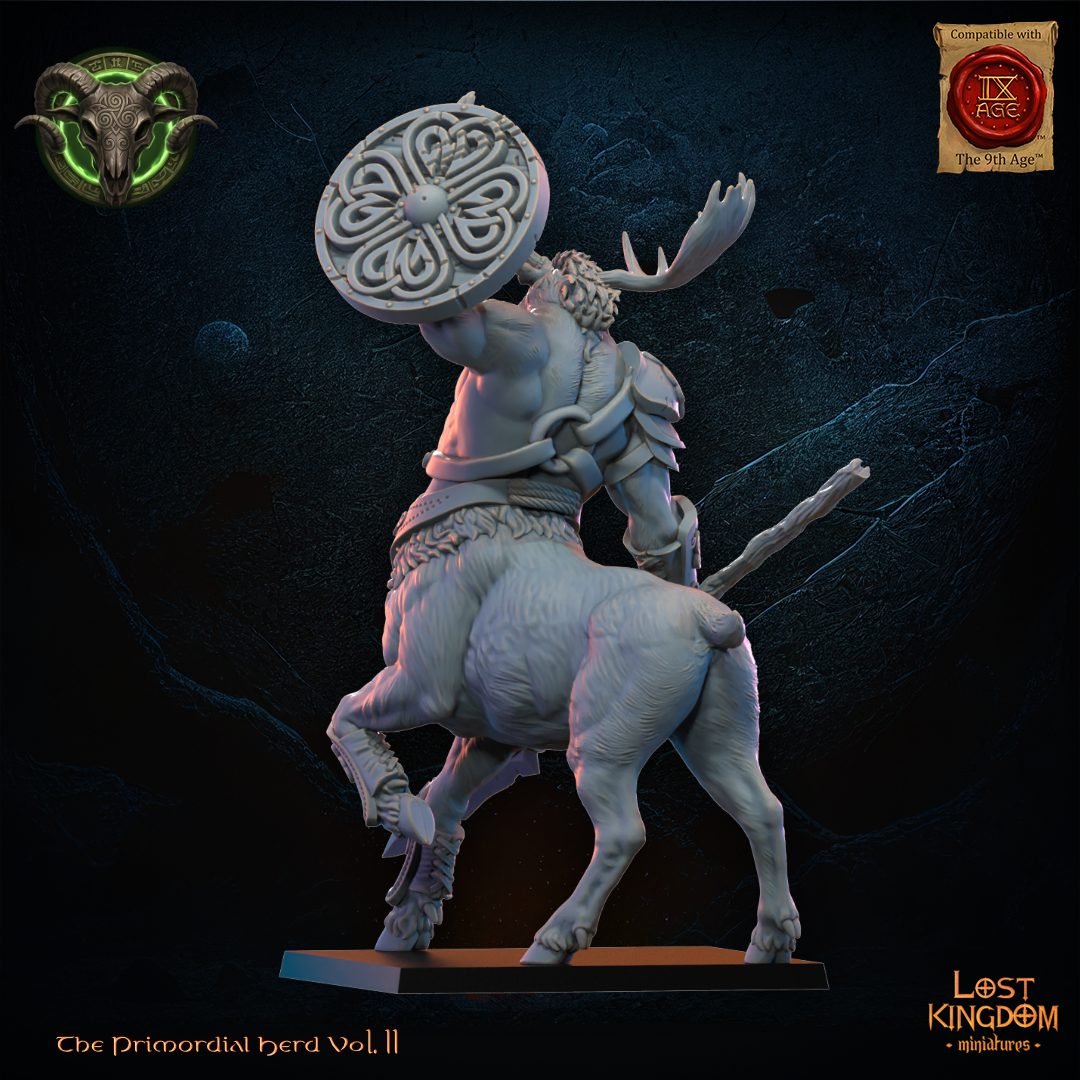 talvren, centaur chieftain, the primordial herd lost kingdom