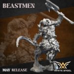 beastogre commander, beastmen, white angel miniatures