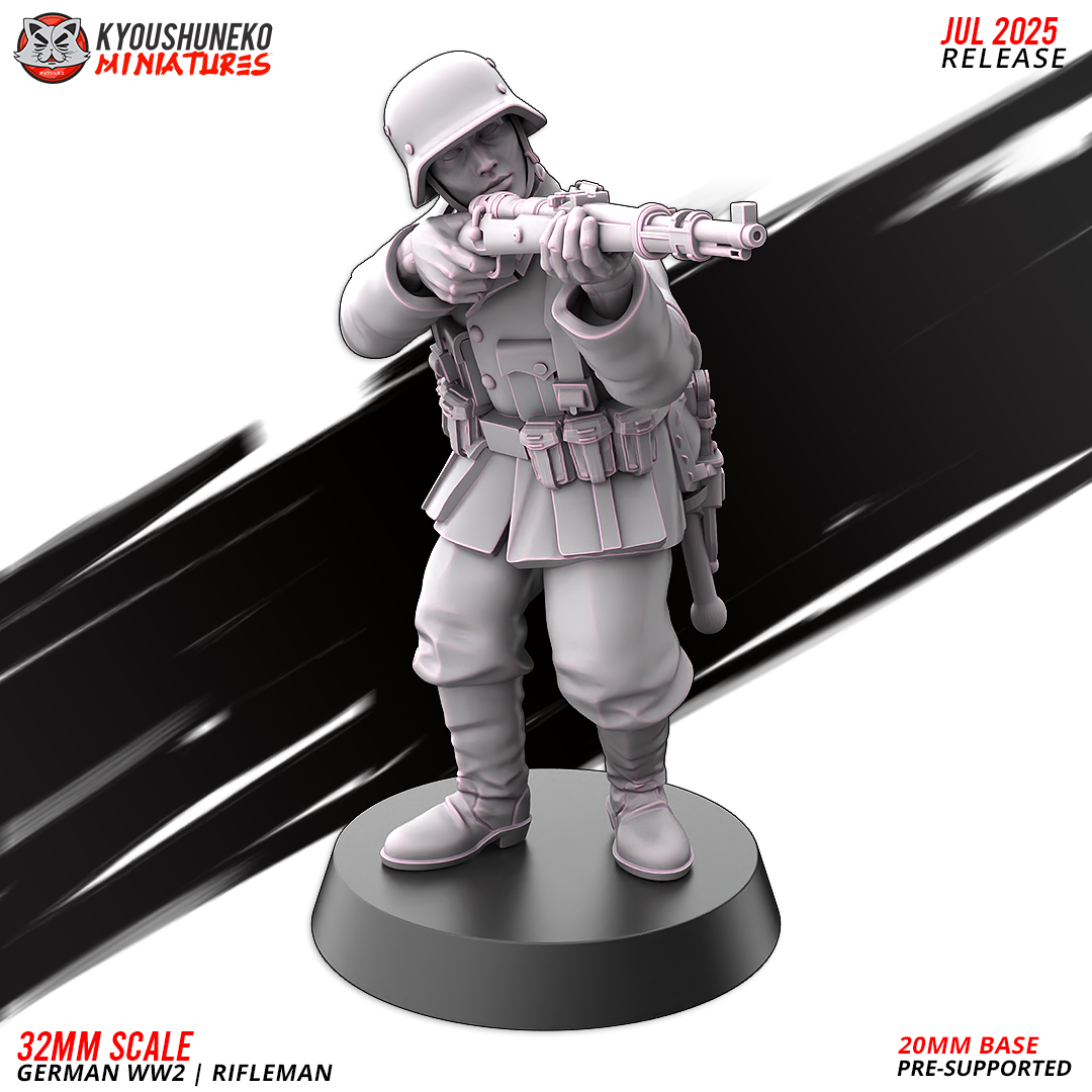 german ww2 | riflemen, kyoushuneko miniatures