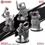 scout rider nco | snow monotrack | finnish weird war, kyoushuneko miniatures