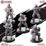 German Weird War | Falcon Infantry - B ww2, kyoushuneko miniatures (copy)