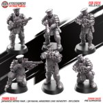 ijn naval armored line infantry riflemen | japanese weird war, kyoushuneko miniatures