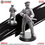 po (nco) a | ijn naval garrison infantry | japanese ww2, kyoushuneko miniatures