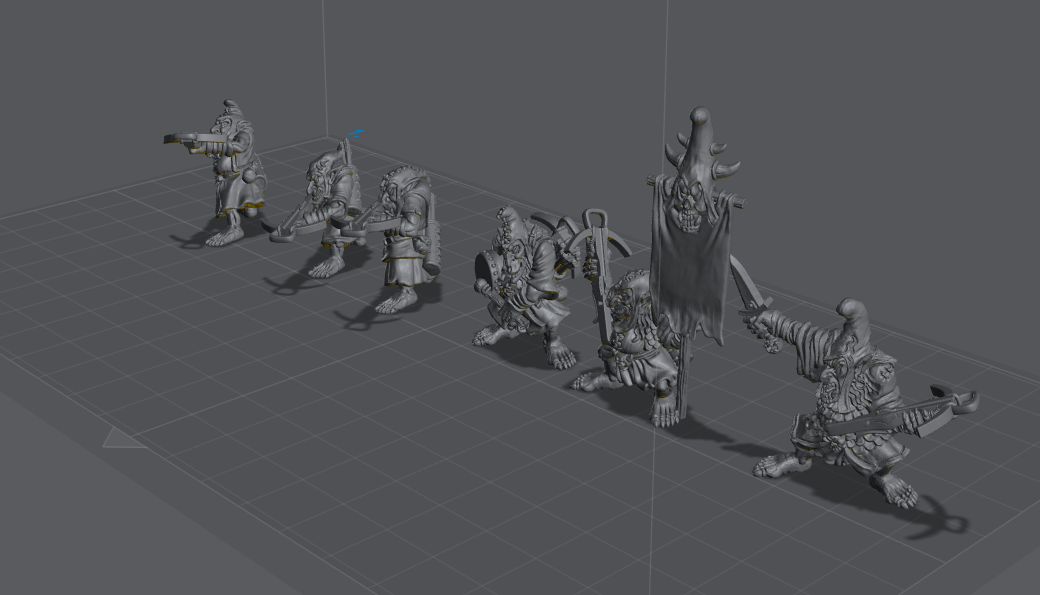 eastern goblin crossbowmen, fabelzel miniatures