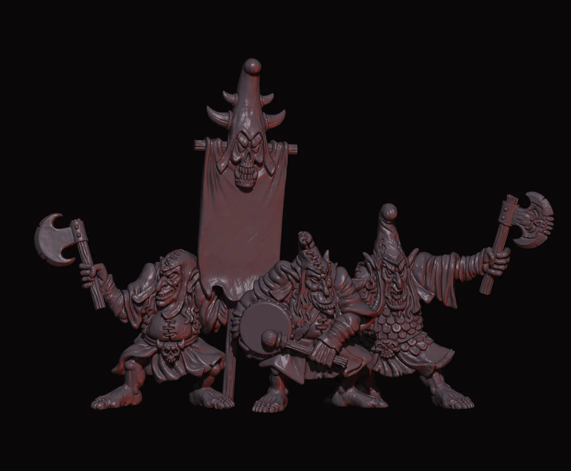 eastern goblin command , fabelzel miniatures (copy)