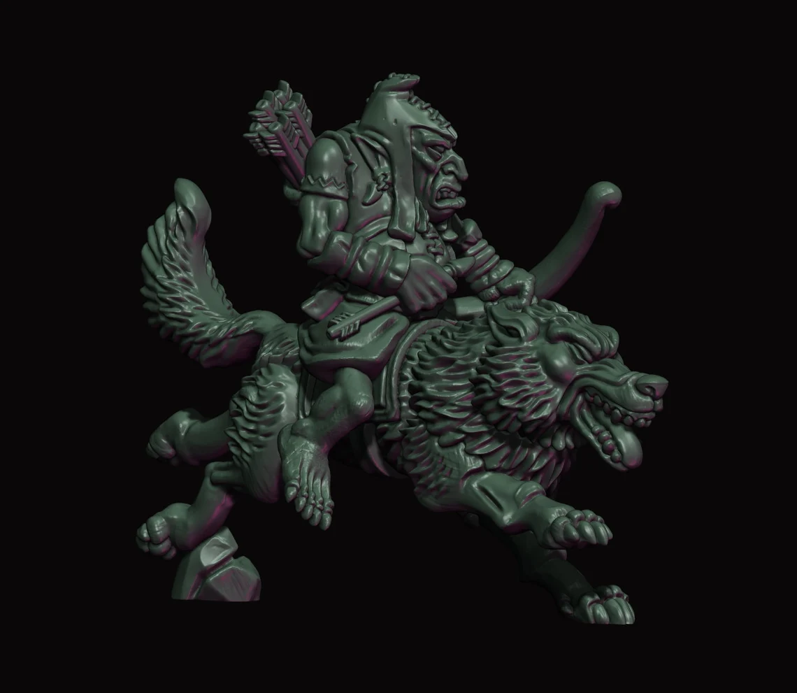 evil dwarf rocket launcher, fabelzel miniatures (copy)