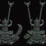 evil dwarf lord herzuul, fabelzel miniatures