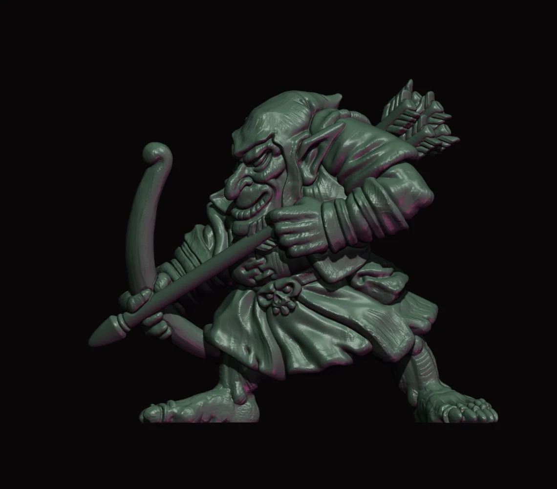 evil dwarf gunner, fabelzel miniatures (copy)
