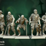 zombie warriors, transylvania highlands miniatures
