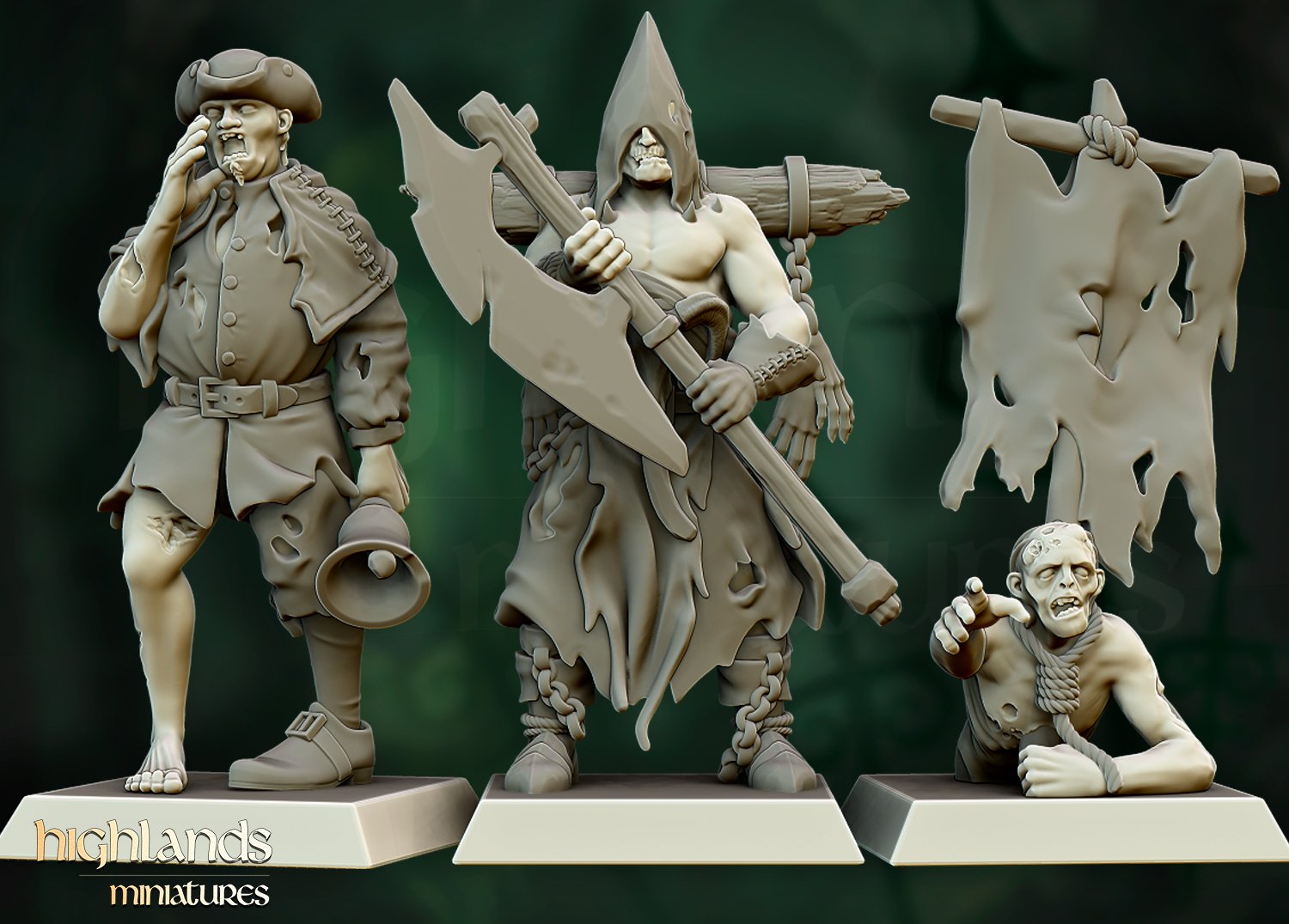 direwolves, transylvania highlands miniatures (copy)