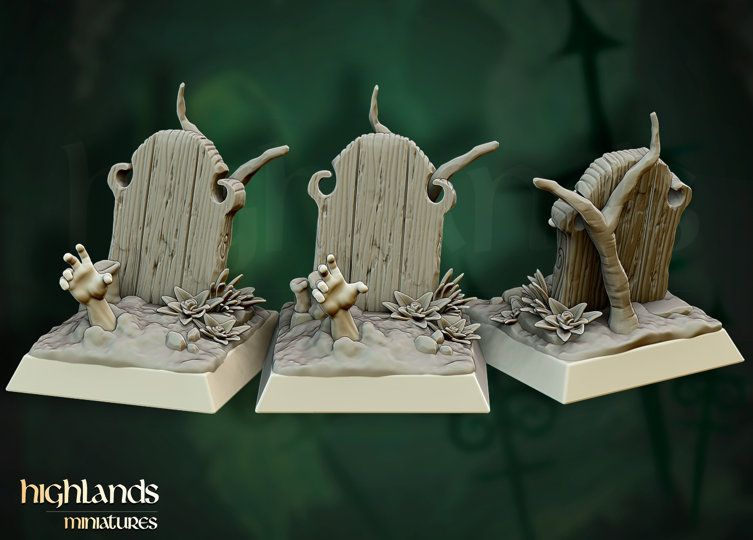 zombie command group, transylvania highlands miniatures (copy)