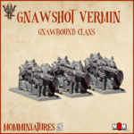 gnawshot vermin, gnawbound clans mom miniatures