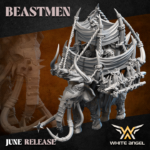 assault beast mammoth, beastmen, white angel miniatures (copy)