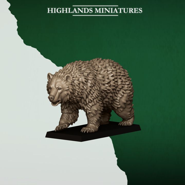 feral animals and beastamers, feral elves | highlands miniatures