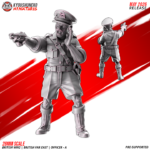 officer a pistol | british ww2 | far east | far east, kyoushuneko miniatures