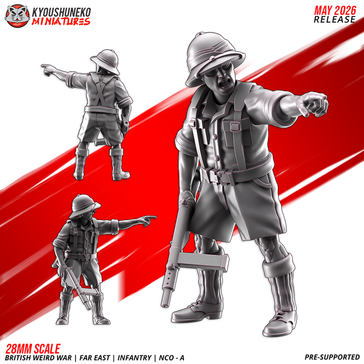 lt. general arthur percival and command | british ww2 | british far east, kyoushuneko miniatures