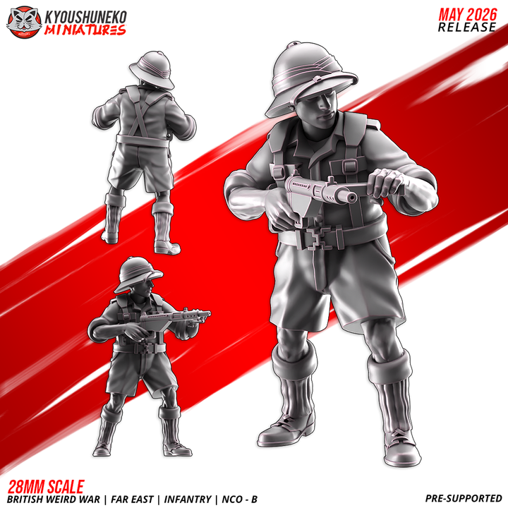 NCO B - Sten Gun | British Weird War | Far East
