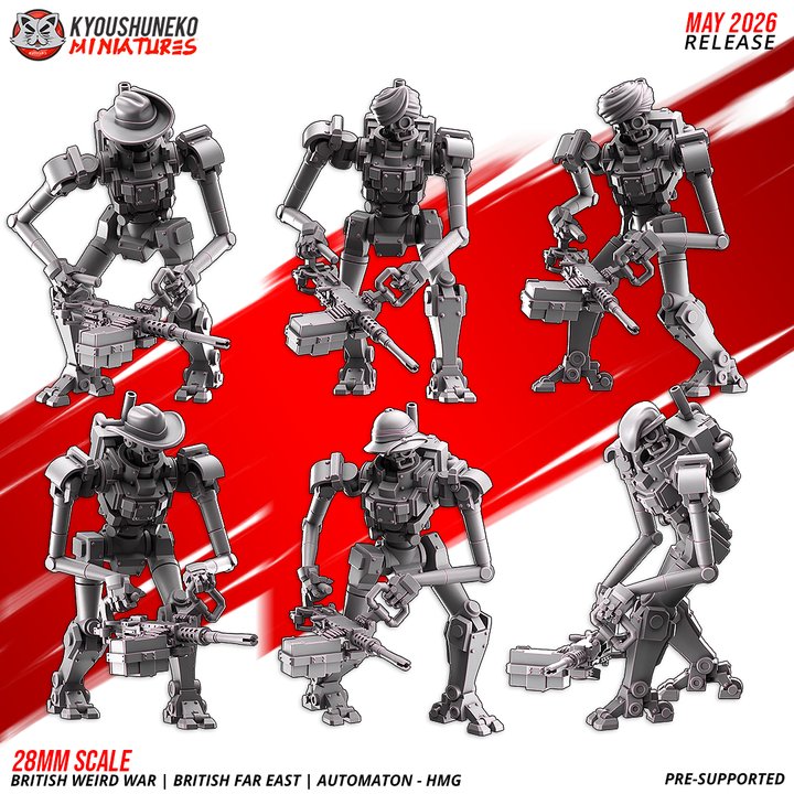 automaton mmg — british weird war | far east, kyoushuneko miniatures (copy)