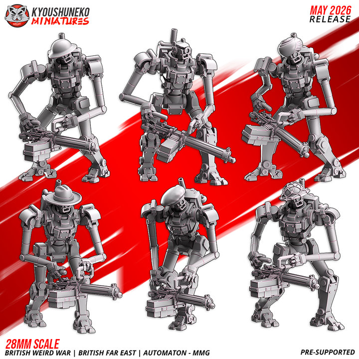 automaton mmg — british weird war | far east, kyoushuneko miniatures