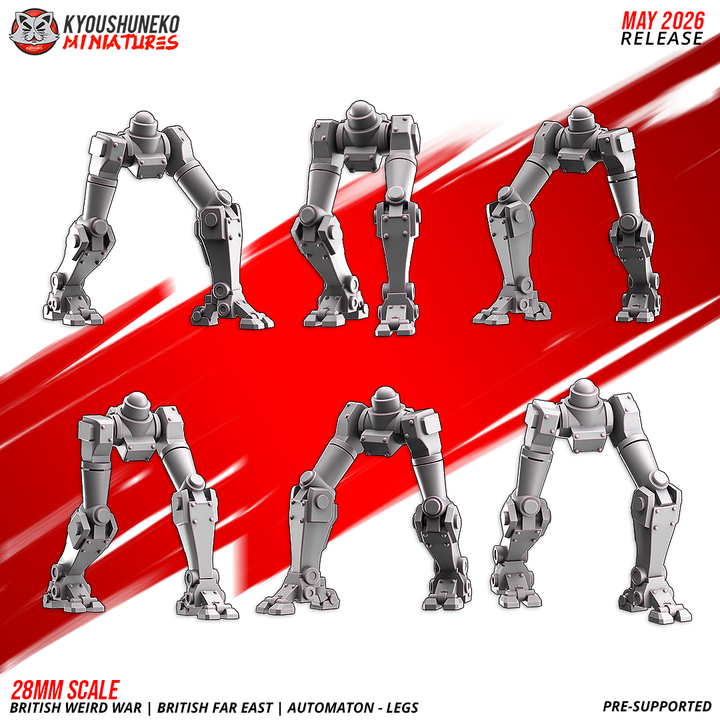 automaton mmg — british weird war | far east, kyoushuneko miniatures
