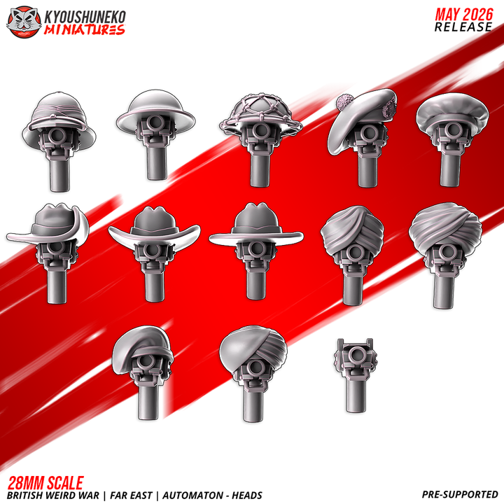automaton mmg — british weird war | far east, kyoushuneko miniatures