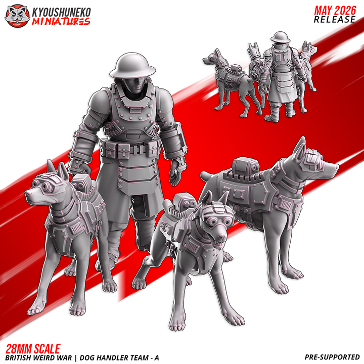 automaton hmg — british weird war | far east, kyoushuneko miniatures (copy)