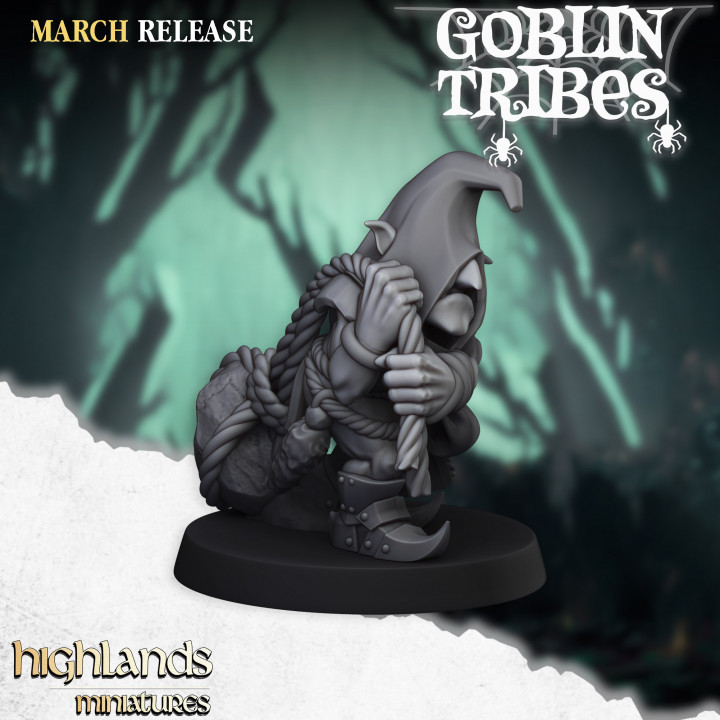 swamp goblins stonethrowers, swamp goblins highlands miniatures