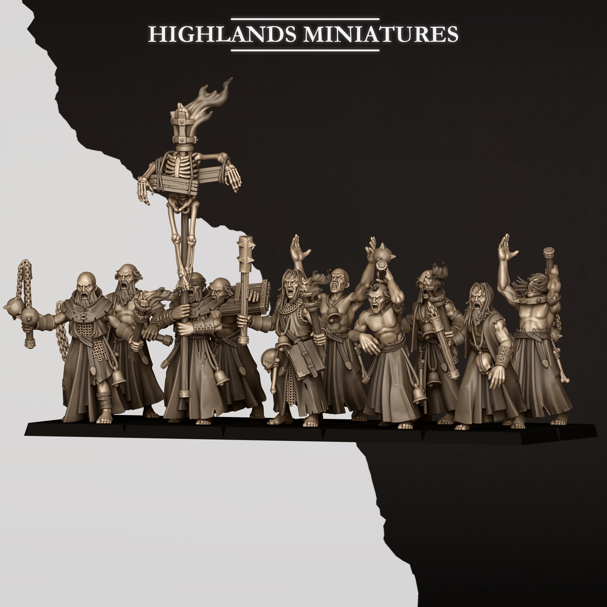 sunland fanatical zealots, sunland highlands miniatures
