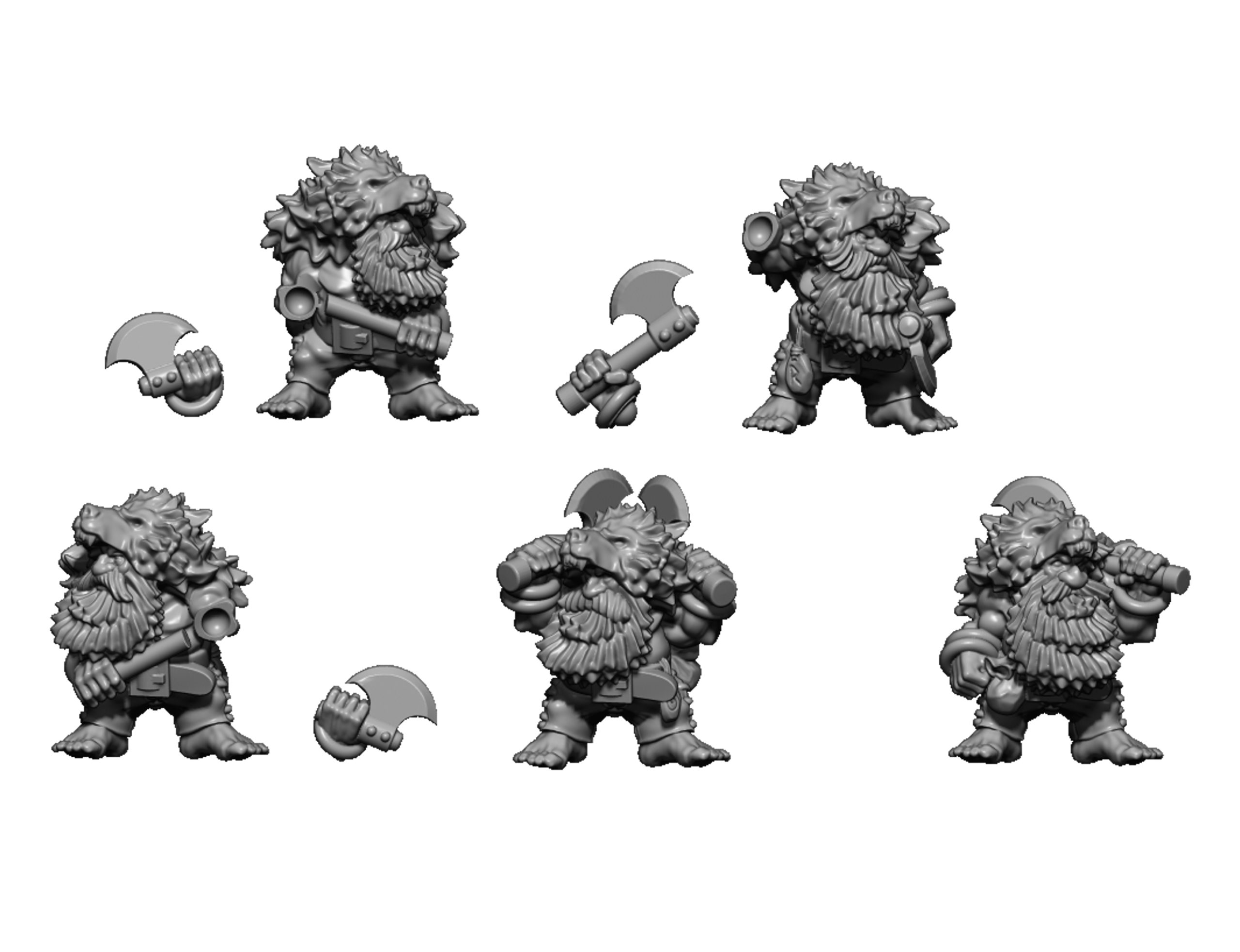 pirate slayers, dwarves mom miniatures (copy)
