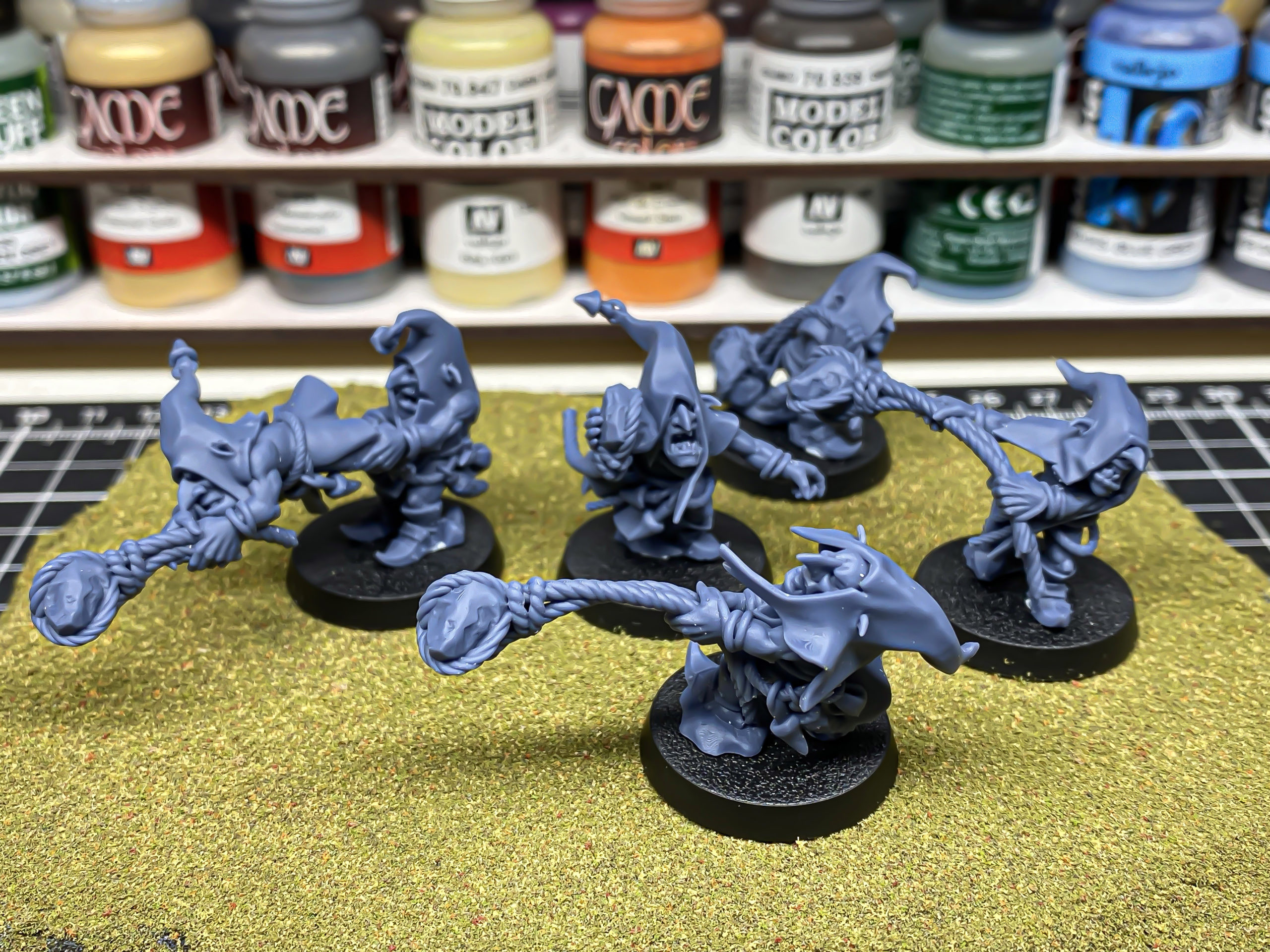 cave goblin fanatics unit, swampo goblins highlands miniatures