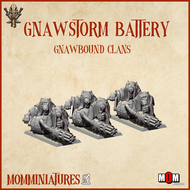 gnawshot vermin, gnawbound clans mom miniatures (copy)